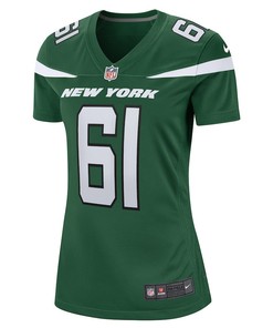 Max Mitchell New York Jets Women's Game Player Jersey - Gotham Green