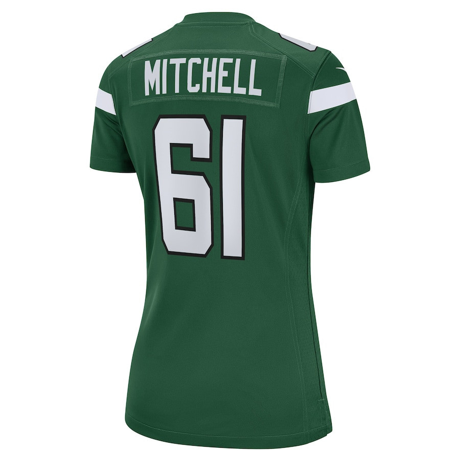 Max Mitchell New York Jets Women's Game Player Jersey - Gotham Green