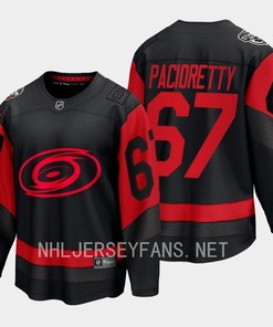 Max Pacioretty 67 Carolina Hurricanes 2023 Jersey Stadium Series Black Breakaway