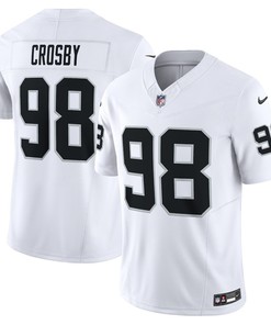 Maxx Crosby 98 Las Vegas Raiders Vapor F.U.S.E. Limited Jersey - White