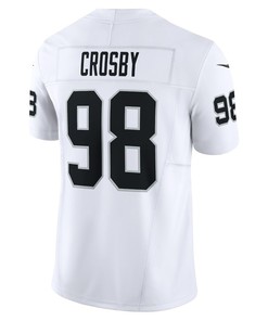 Maxx Crosby 98 Las Vegas Raiders Vapor F.U.S.E. Limited Jersey - White