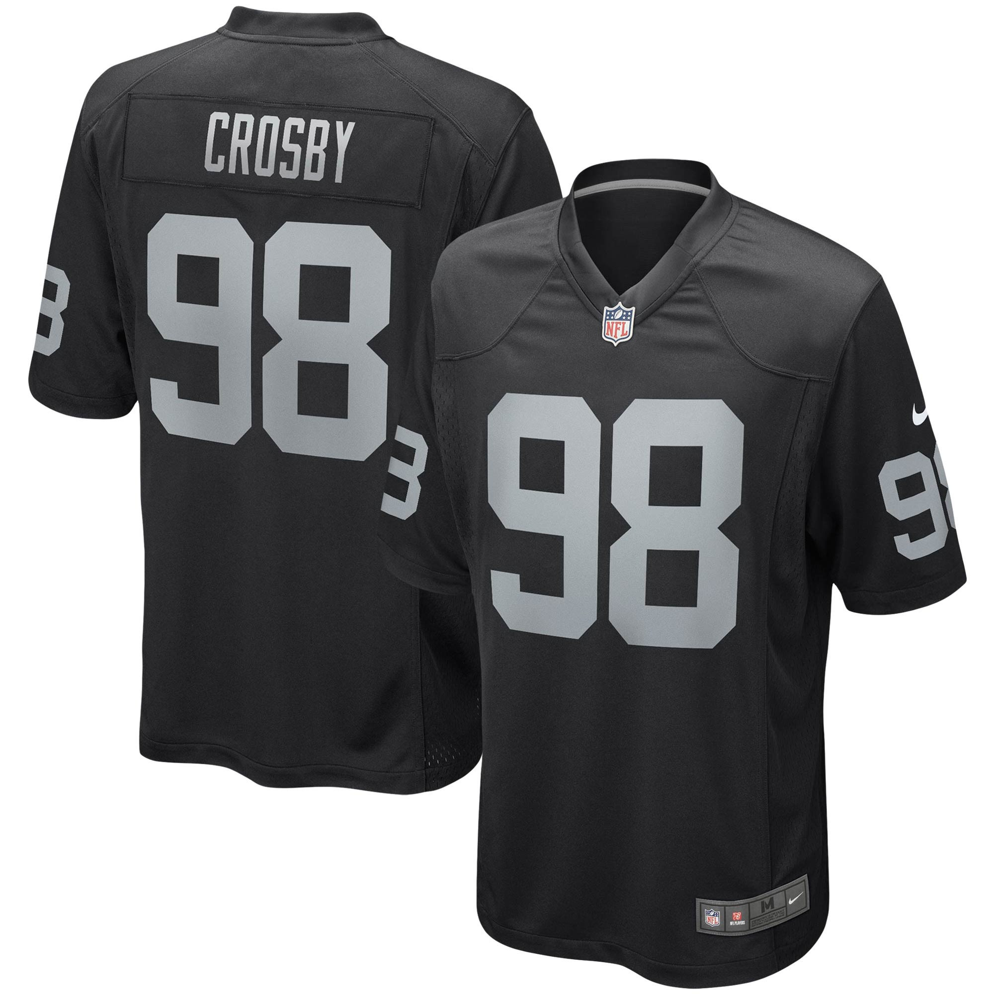 Maxx Crosby Las Vegas Raiders Game Player Jersey - Black Nfl