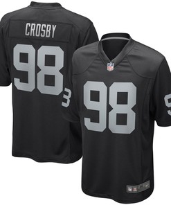 Maxx Crosby Las Vegas Raiders Game Player Jersey - Black Nfl