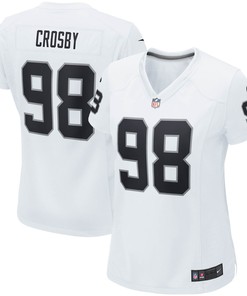 Maxx Crosby Las Vegas Raiders Womens Game Jersey White Nfl