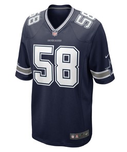 Mazi Smith 58 Dallas Cowboys 2023 NFL Draft Game Jersey - Navy