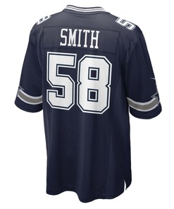 Mazi Smith 58 Dallas Cowboys 2023 NFL Draft Game Jersey - Navy