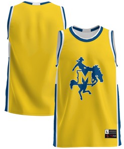 Mcneese State Cowboys Basketball Jersey - Gold Ncaa