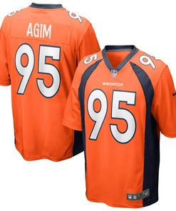 Mctelvin Agim Denver Broncos Game Jersey - Orange Nfl
