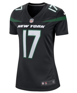 Mecole Hardman 17 New York Jets Alternate Game Women Jersey - Stealth Black