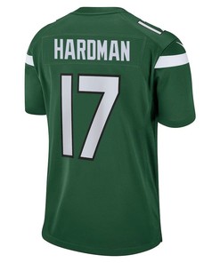 Mecole Hardman 17 New York Jets Game Men Jersey - Green