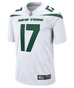 Mecole Hardman 17 New York Jets Game Men Jersey - White