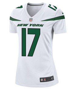 Mecole Hardman 17 New York Jets Game Women Jersey - White