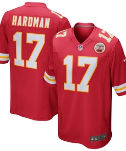Mecole Hardman Kansas City Chiefs Game Jersey - Red Nfl