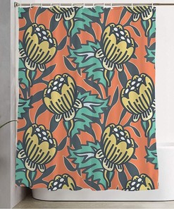 Medieval William Fashion Inspired Morris Pattern Design Bathroom Shower Curtain