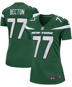Mekhi Becton New York Jets Womens Game Jersey - Gotham Green Nfl
