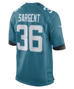 Mekhi Sargent Jacksonville Jaguars Game Player Jersey - Teal