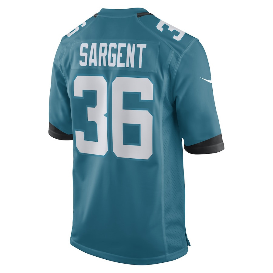 Mekhi Sargent Jacksonville Jaguars Game Player Jersey - Teal