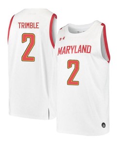 Melo Trimble 2 Maryland Terrapins Retro Basketball Men Jersey - White