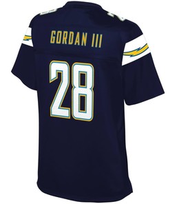 Melvin Gordon Los Angeles Chargers Nfl Pro Line Womens Team Color Player Jersey - Navy