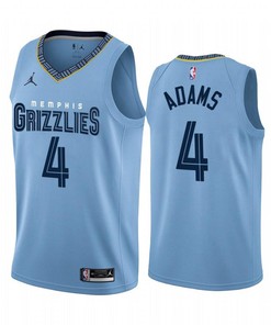Memphis Grizzlies 4 Steven Adams 2022-23 Statement Edition Blue Jersey - Men Jersey