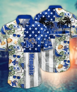 Memphis Tigers NCAA Flower Hawaii Shirt For Fans Ver 10