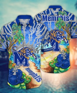 Memphis Tigers NCAA Flower Hawaii Shirt For Fans Ver 2