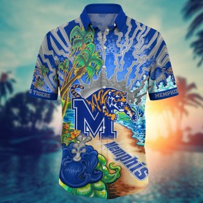 Memphis Tigers NCAA Flower Hawaii Shirt For Fans Ver 2