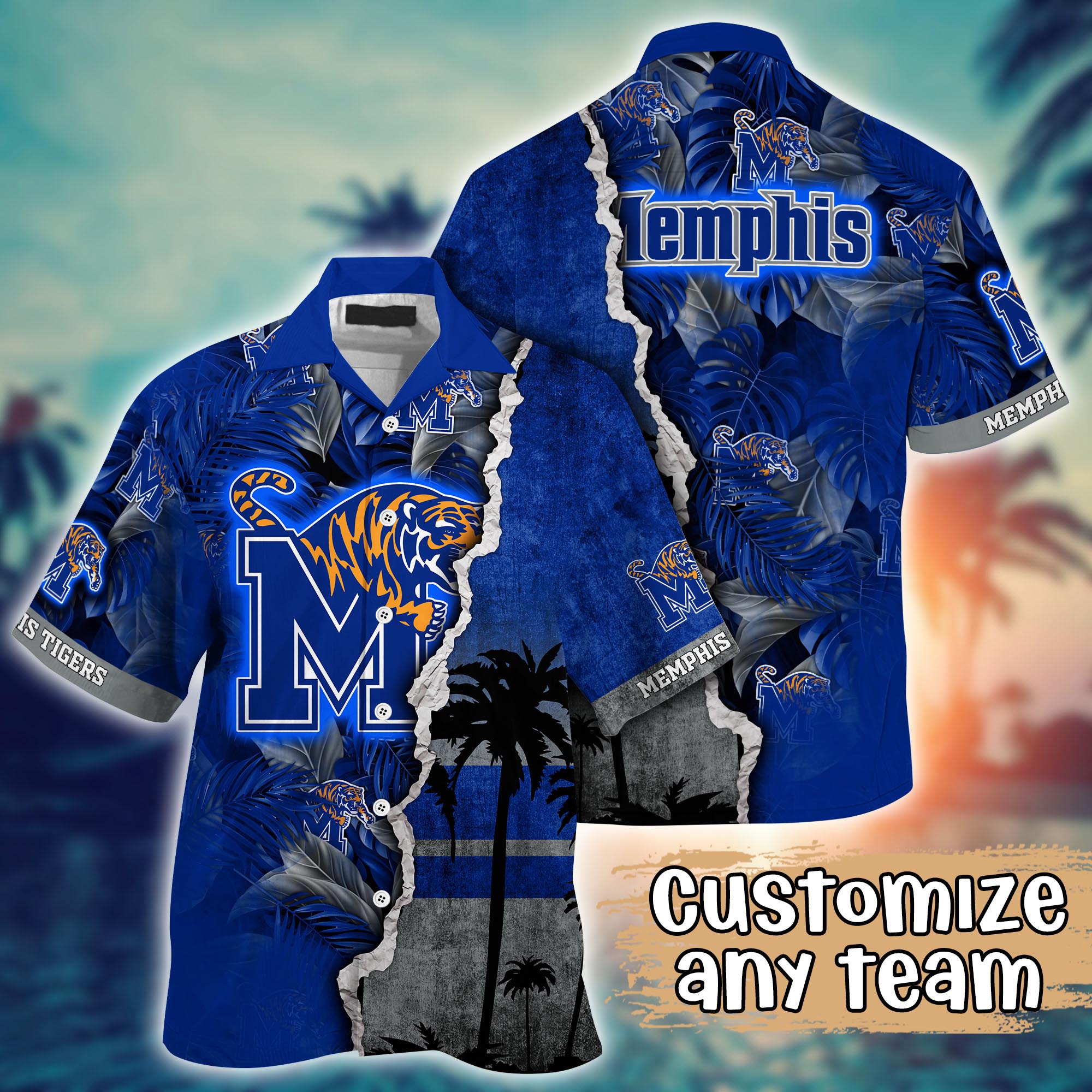 Memphis Tigers NCAA Flower Hawaii Shirt For Fans Ver 36