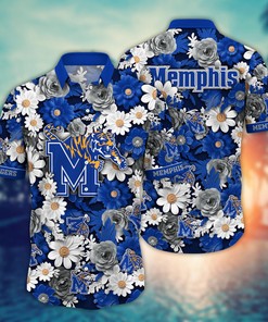 Memphis Tigers NCAA Flower Hawaii Shirt For Fans Ver 4