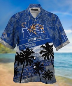 Memphis Tigers NCAA Palm Tree Pattern Hawaii Shirt For Sports Fans