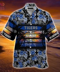 Memphis Tigers Summer Hawaiian Shirt, Floral Pattern for Sports Enthusiast This Year