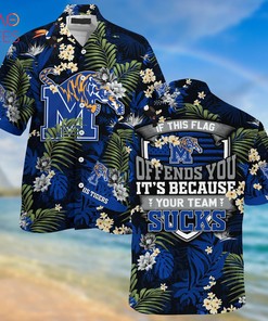 Memphis Tigers Summer Hawaiian Shirts, With Tropical Patterns for Fans