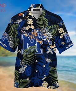Memphis Tigers Summer Hawaiian Shirts, With Tropical Patterns for Fans