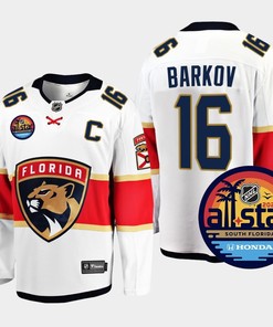 Men Florida Panthers Aleksander Barkov 16 2023 NHL All-Star Away White Jersey