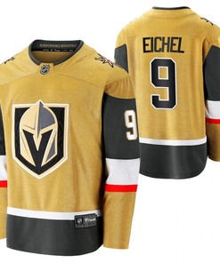 Men Jack Eichel 9 Vegas Golden Knights 2023 Jersey Gold Alternate Jersey Jersey