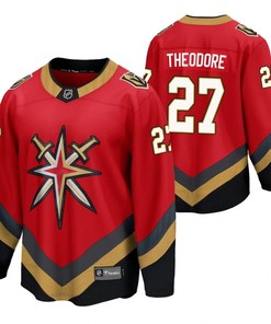 Men Vegas Golden Knights 27 Shea Theodore 2023 Special Edition Red Jersey Jersey