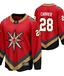 Men Vegas Golden Knights 28 William Carrier 2023 Special Edition Red Jersey Jersey