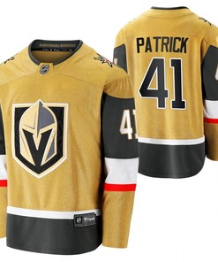 Men Vegas Golden Knights 41 Nolan Patrick 2023 Jersey Gold Alternate Player Jersey