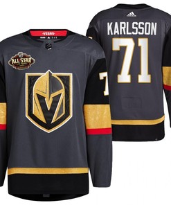 Men Vegas Golden Knights 71 William Karlsson Alternate Primegreen Black Jersey 2023 All-Star Jersey