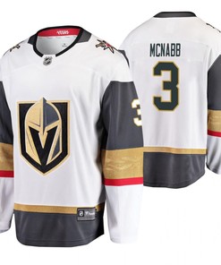 Men Vegas Golden Knights Brayden McNabb 3 Player Away White Jersey Jersey