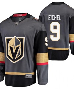 Men Vegas Golden Knights Jack Eichel 9 Jersey Black Home 2023 Trade Jersey Jersey
