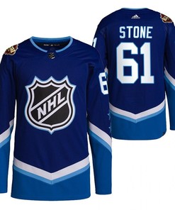 Men Vegas Golden Knights Mark Stone 2023 All-Star Blue 61 Jersey Primegreen