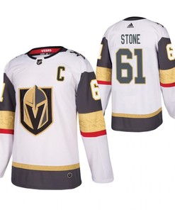 Men Vegas Golden Knights Mark Stone White 2023 Captain Jersey Jersey