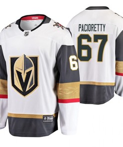 Men Vegas Golden Knights Max Pacioretty 67 Player Away White Jersey Jersey