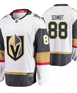 Men Vegas Golden Knights Nate Schmidt 88 Player Away White Jersey Jersey