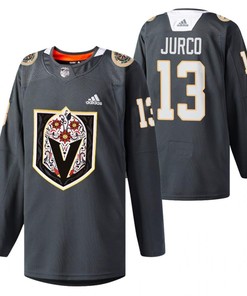 Men Vegas Golden Knights Tomas Jurco 13 Gray 2023 Latino Heritage Night Special Jersey Jersey