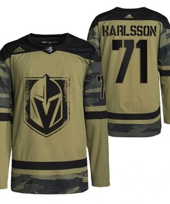 Men William Karlsson Golden Knights 71 Camo Jersey 2021-22 Military Appreciation Jersey
