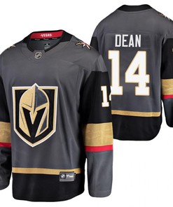 Men Zach Dean 14 2023 Draft Vegas Golden Knights Alternate Jersey Black