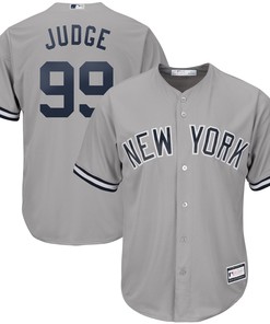 Men's Aaron Judge Gray New York Yankees Big & Tall Player Jersey