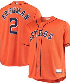 Men's Alex Bregman Orange Houston Astros Big & Tall Player Jersey